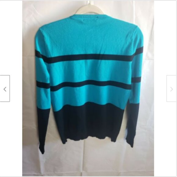 Lauren Ralph Lauren Zipper Shoulder Sweater Top - Picture 5 of 5